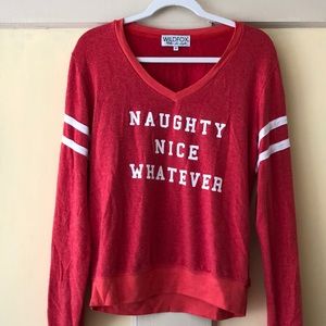 Wildfox christmas holiday sweater